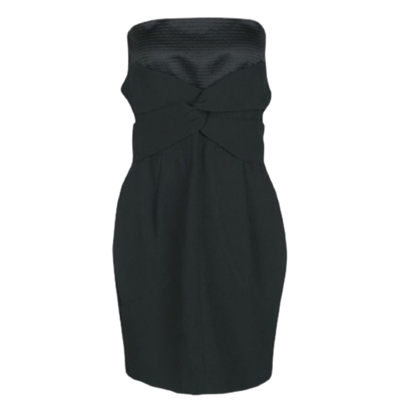 SEE BY CHLOE Black Cocktail Mini Dress Women's Size 6 - Picture 3 of 16